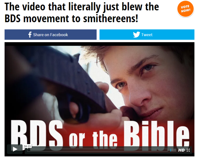 The video that literally just blew the BDS movement to smithereens  – Israel Video Network.png